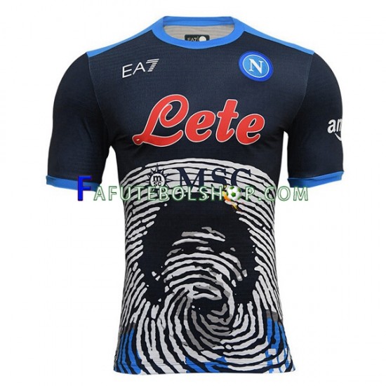 Camisa 1 Napoli Special 2 2021-2022 manga curta ,Masculino