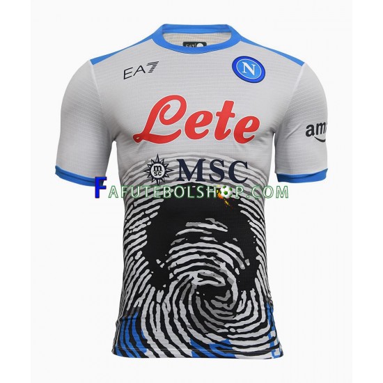 Camisa 1 Napoli Special 3 2021-2022 manga curta ,Masculino