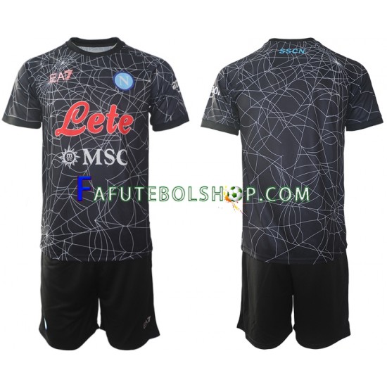 Camisa 1 Napoli Special 2021-2022 manga curta ,infantil