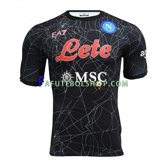 Camisa 1 Napoli Special 2021-2022 manga curta ,Masculino