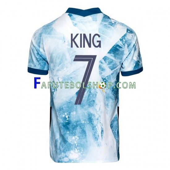 Camisa 2 Noruega Joshua King 7 2020-2021 manga curta ,Masculino