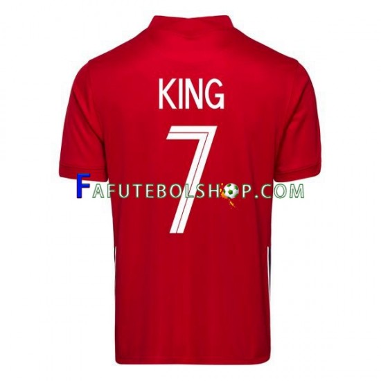 Camisa 1 Noruega Joshua King 7 2020-2021 manga curta ,Masculino