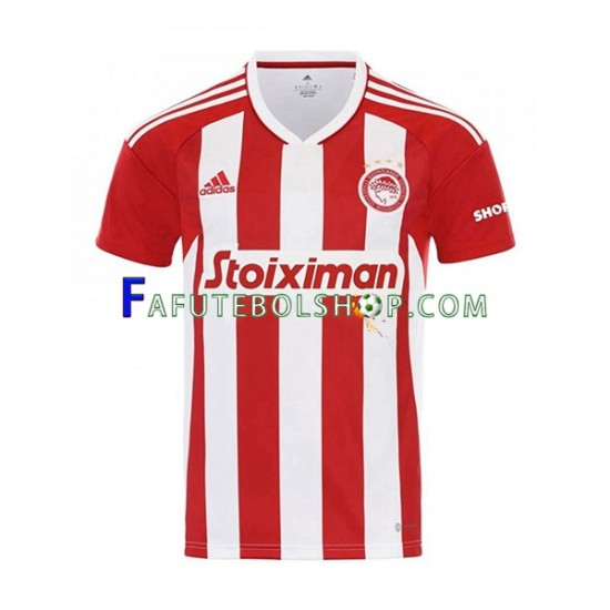 Camisa 1 Olympiacos 2022-2023 manga curta ,Masculino