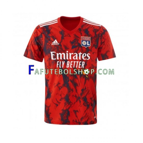 Camisa 2 Olympique Lyon 2022-2023 manga curta ,Masculino