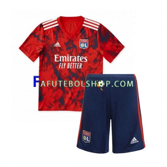 Camisa 2 Olympique Lyon 2022-2023 manga curta ,infantil