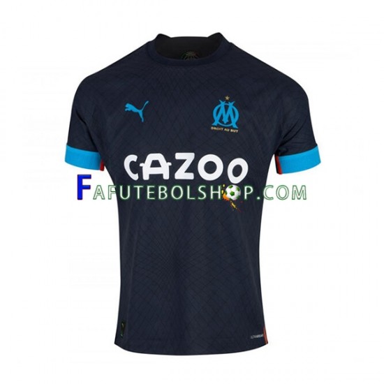 Camisa 2 Olympique de Marseille 2022-2023 manga curta ,Masculino