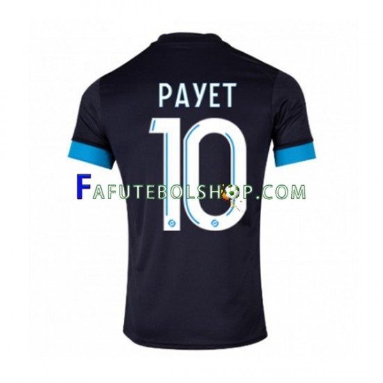 Camisa 2 Olympique de Marseille Dimitri Payet 10 2022-2023 manga curta ,Masculino