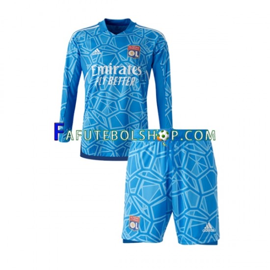 Camisa Goleiro 1 Olympique de Marseille 2022-2023 manga longa ,infantil