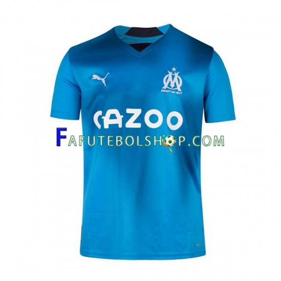 Camisa 3 Olympique de Marseille 2022-2023 manga curta ,Masculino