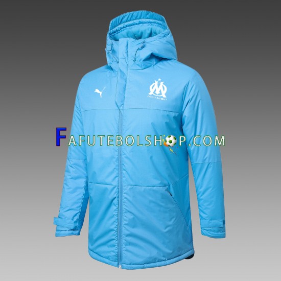 Olympique de Marseille Azul blusão ,Masculino