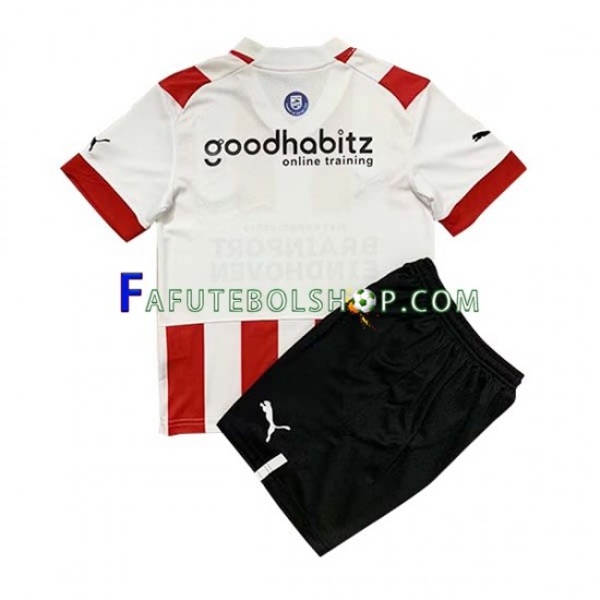 Camisa 1 PSV Eindhoven 2022-2023 manga curta ,infantil