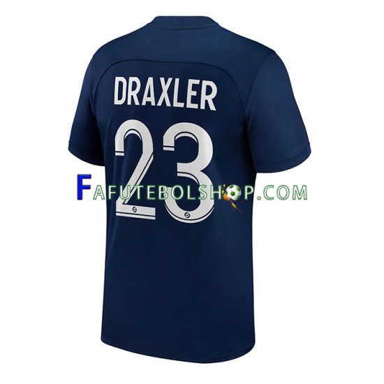 Camisa 1 Paris Saint Germain Draxler 23 2022-2023 manga curta ,Masculino