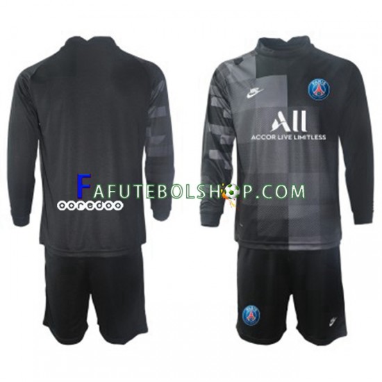 Camisa Goleiro 2 Paris Saint Germain 2021-2022 manga longa ,infantil