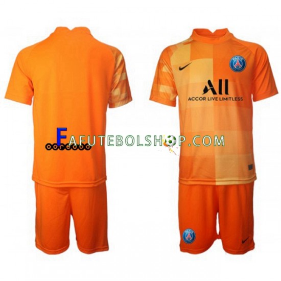 Camisa Goleiro 1 Paris Saint Germain 2021-2022 manga curta ,infantil