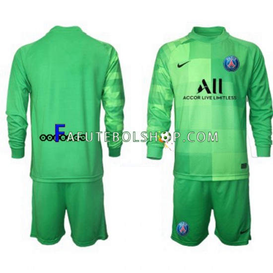 Camisa Goleiro 3 Paris Saint Germain 2021-2022 manga longa ,infantil