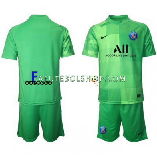 Camisa Goleiro 3 Paris Saint Germain 2021-2022 manga curta ,infantil