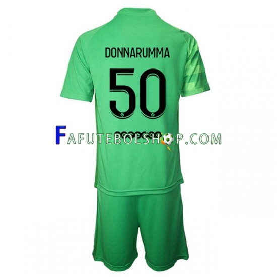 Camisa Goleiro 3 Paris Saint Germain Gianluigi Donnarumma 50 2021-2022 manga curta ,infantil