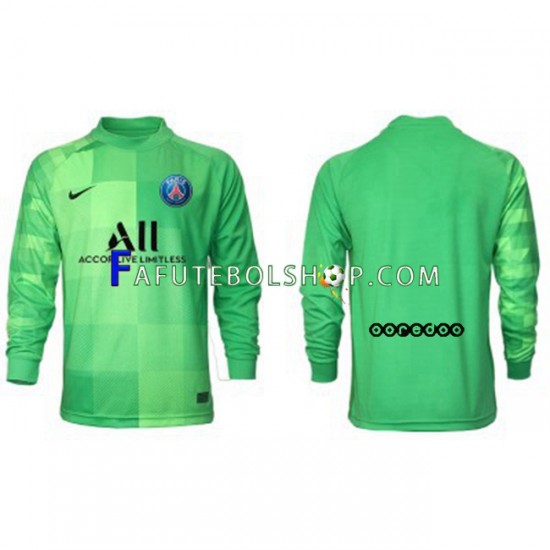 Camisa Goleiro 3 Paris Saint Germain 2021-2022 manga longa ,Masculino