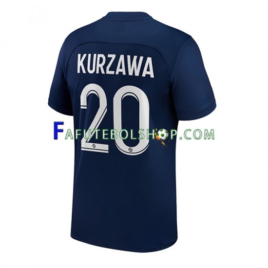 Camisa 1 Paris Saint Germain Kurzawa 20 2022-2023 manga curta ,Masculino