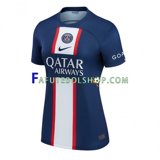 Camisa 1 Paris Saint Germain 2022-2023 manga curta ,Feminino