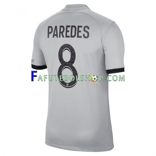 Camisa 2 Paris Saint Germain Leandro Paredes 8 2022-2023 manga curta ,Masculino