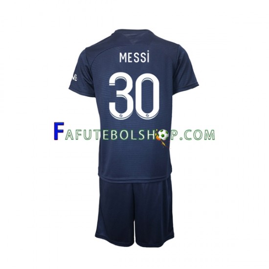 Camisa 1 Paris Saint Germain Messi 30 2022-2023 manga curta ,infantil