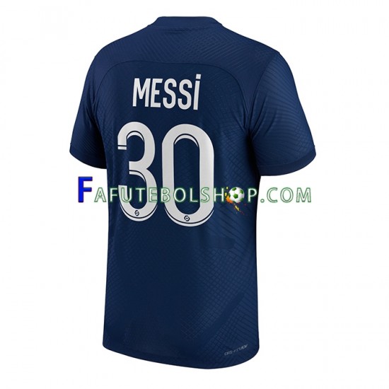 Camisa 1 Paris Saint Germain Messi 30 2022-2023 manga curta ,Masculino