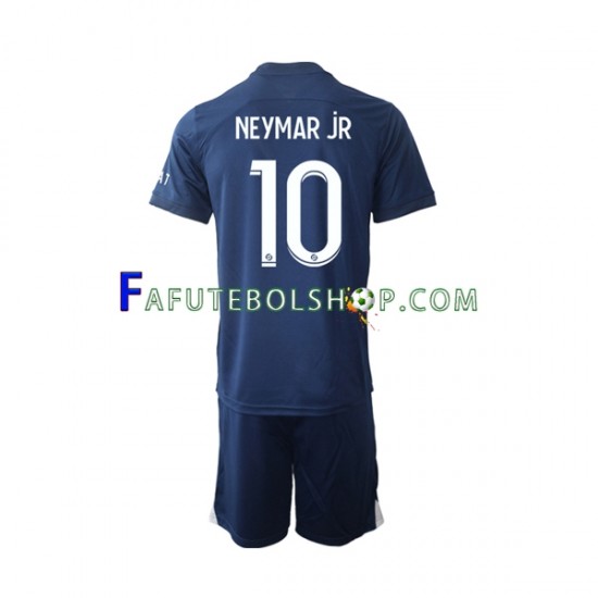 Camisa 1 Paris Saint Germain Neymar Jr 10 2022-2023 manga curta ,infantil