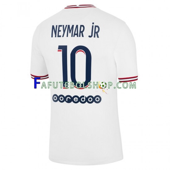 Camisa 4 Paris Saint Germain Neymar Jr 10 2021-2022 manga curta ,Masculino