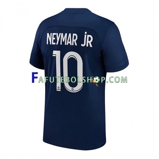 Camisa 1 Paris Saint Germain Neymar Jr 10 2022-2023 manga curta ,Masculino