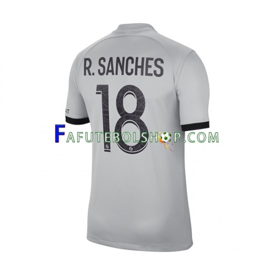 Camisa 2 Paris Saint Germain R.Sanches 18 2022-2023 manga curta ,Masculino