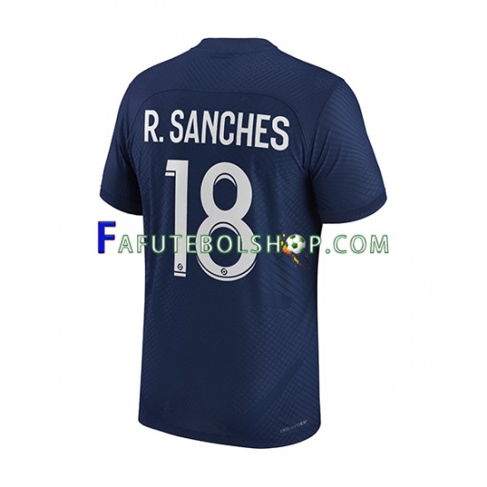 Camisa 1 Paris Saint Germain R.Sanches 18 2022-2023 manga curta ,Masculino