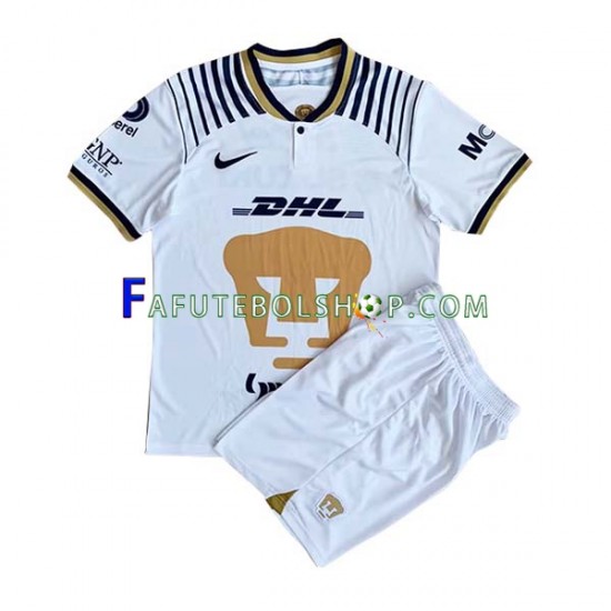 Camisa 1 Pumas UNAM 2022-2023 manga curta ,infantil