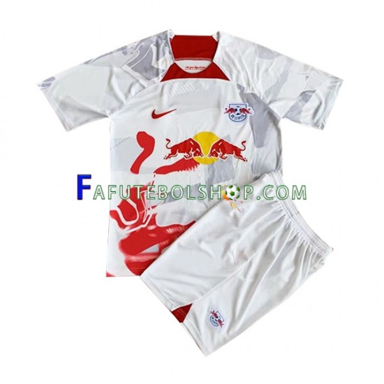 Camisa 1 RB Leipzig 2022-2023 manga curta ,infantil