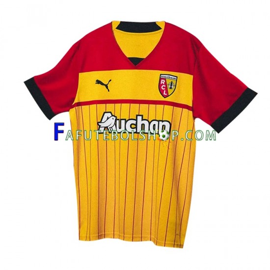 Camisa 1 RC Lens 2022-2023 manga curta ,Masculino