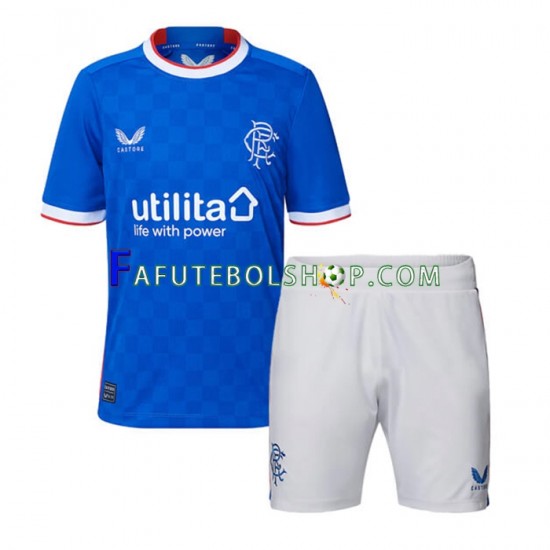 Camisa 1 Rangers 2022-2023 manga curta ,infantil