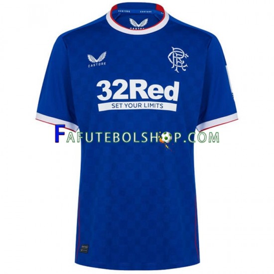 Camisa 1 Rangers 2022-2023 manga curta ,Masculino