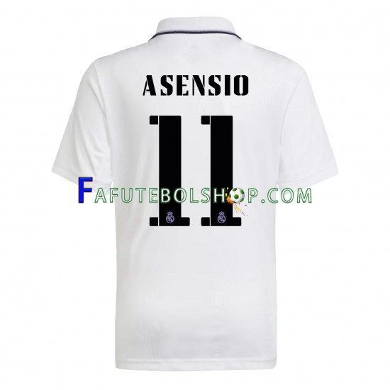 Camisa 1 Real Madrid Asensio 11 2022-2023 manga curta ,Masculino