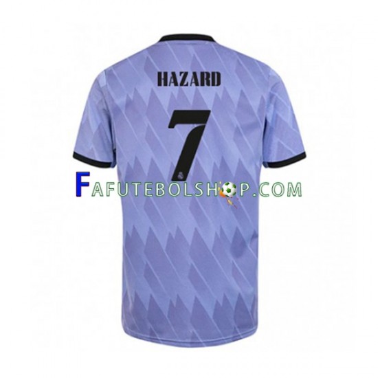 Camisa 2 Real Madrid Eden Hazard 7 2022-2023 manga curta ,Masculino