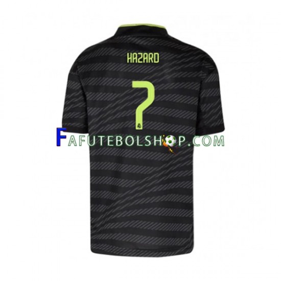 Camisa Real Madrid Eden Hazard 7 Thrid 2022-2023 manga curta ,Masculino