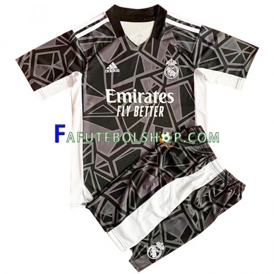 Camisa Goleiro 2 Real Madrid 2022-2023 manga curta ,infantil