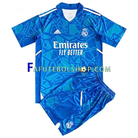 Camisa Goleiro 1 Real Madrid 2022-2023 manga curta ,infantil