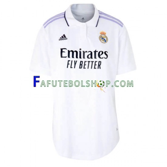 Camisa 1 Real Madrid 2022-2023 manga curta ,Feminino