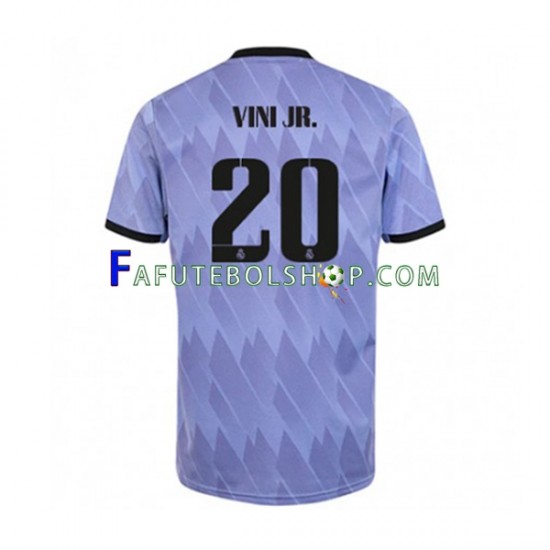 Camisa 2 Real Madrid Vinicius Junior 20 2022-2023 manga curta ,Masculino