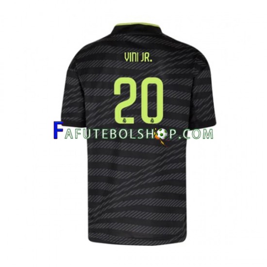 Camisa 3 Real Madrid Vinicius Junior 20 2022-2023 manga curta ,Masculino