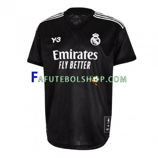 Camisa 4 Real Madrid Y-3 2021-2022 manga curta ,Masculino