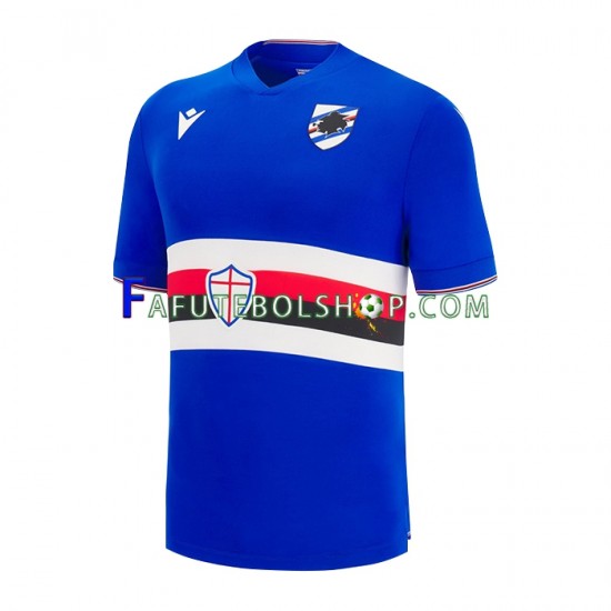 Camisa 1 Sampdoria 2022-2023 manga curta ,Masculino