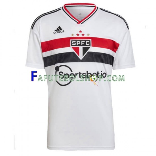 Camisa 1 Sao Paulo 2022-2023 manga curta ,Masculino