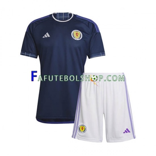 Camisa 1 Escócia 2022-2023 manga curta ,infantil