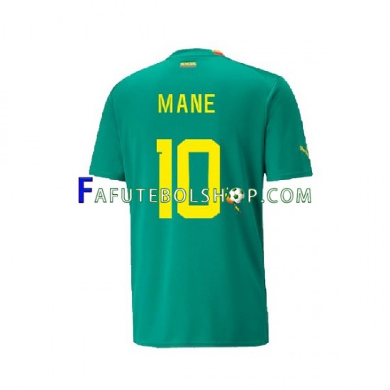 Camisa 2 Senegal Mane Copa Do Mundo 2022 manga curta ,Masculino